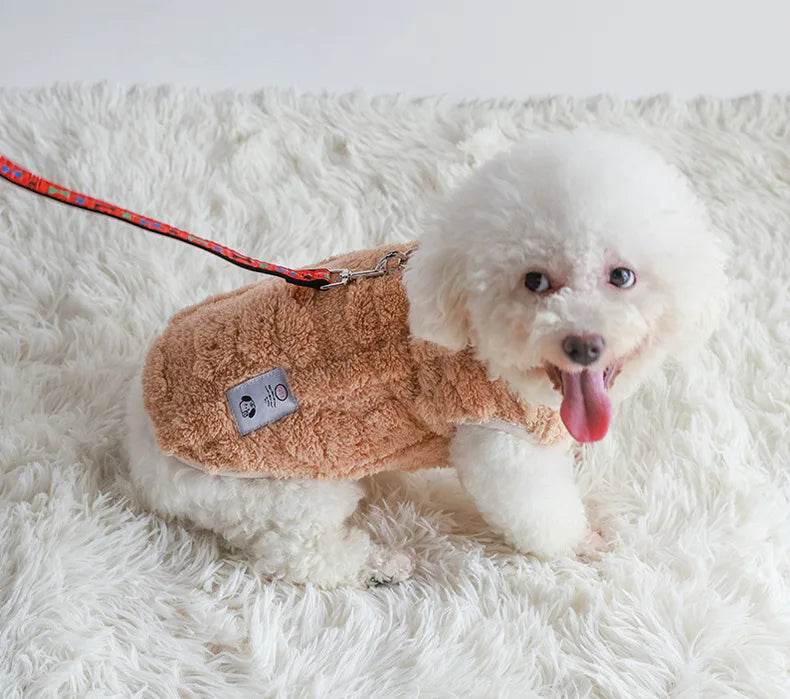 Fleece Dog Sweater – Warm Winter Pullover for Small Dogs
