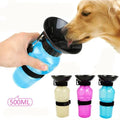 Portable Pet Water Bottle – 500ml Travel Feeder Bowl