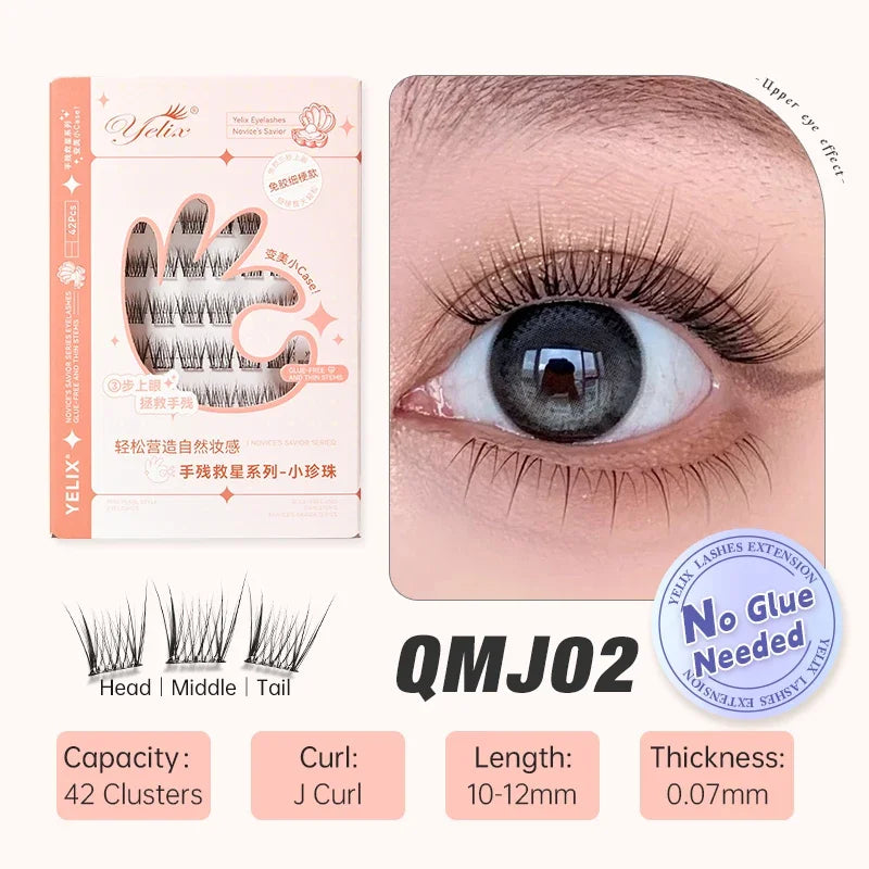 Glue-Free False Eyelash Clusters – Reusable DIY Lashes