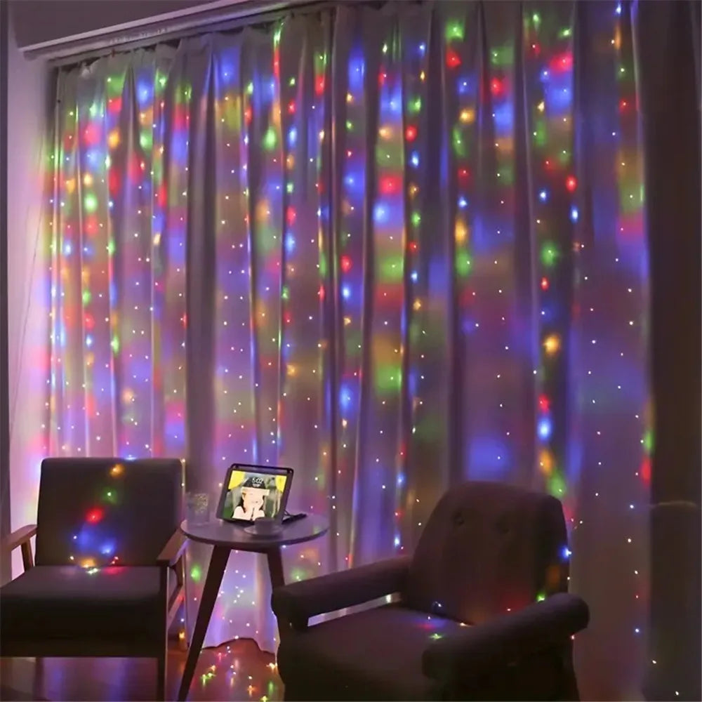 USB Fairy Curtain String Lights – Indoor & Outdoor