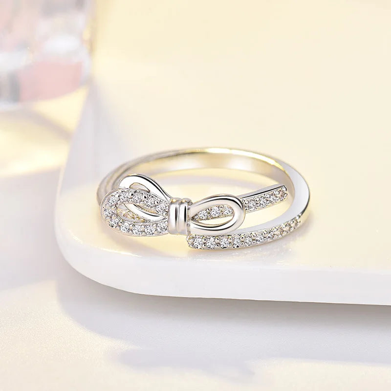 Sterling Silver Heart Ring – AAA Zircon, Women’s