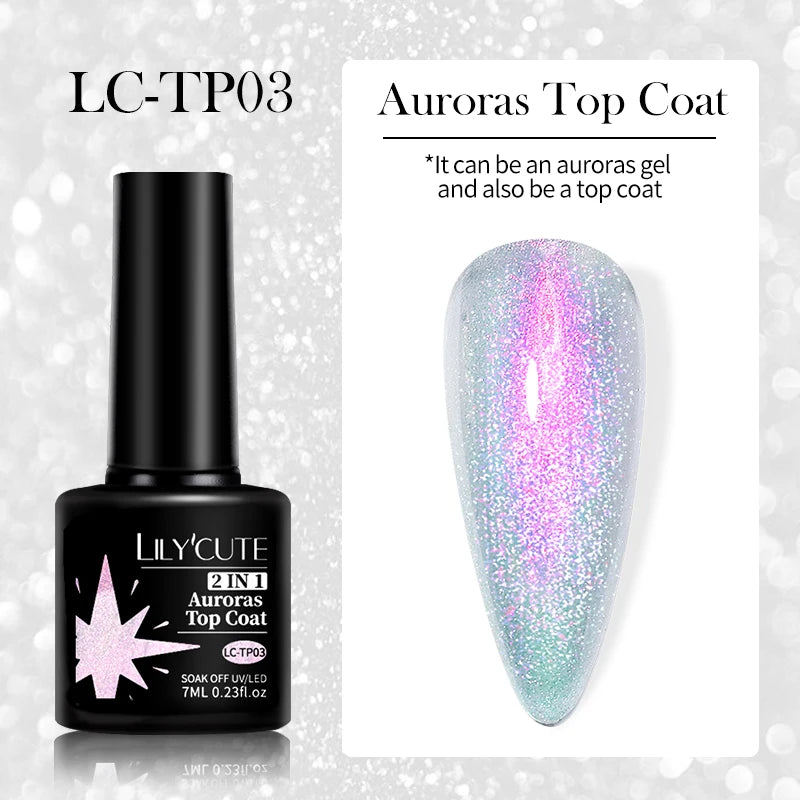 Glitter Gel Nail Polish – UV/LED Soak-Off, 7ml