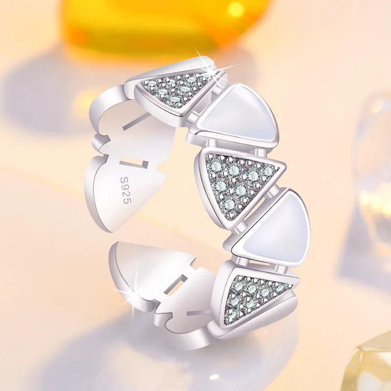 Sterling Silver Heart Ring – AAA Zircon, Women’s